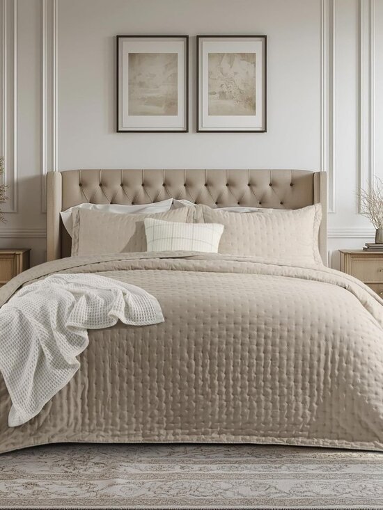 The Unbranded Brand Other - Twin Quilt - Ultra Soft Twin XL Quilt Bedding for Dorm Decor, Lightweight All-Se